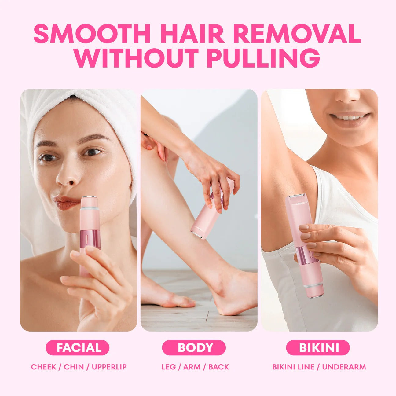 ™SilkyGlow  جهاز إزالة الشعر الذكي للبكيني والمناطق الحساسة